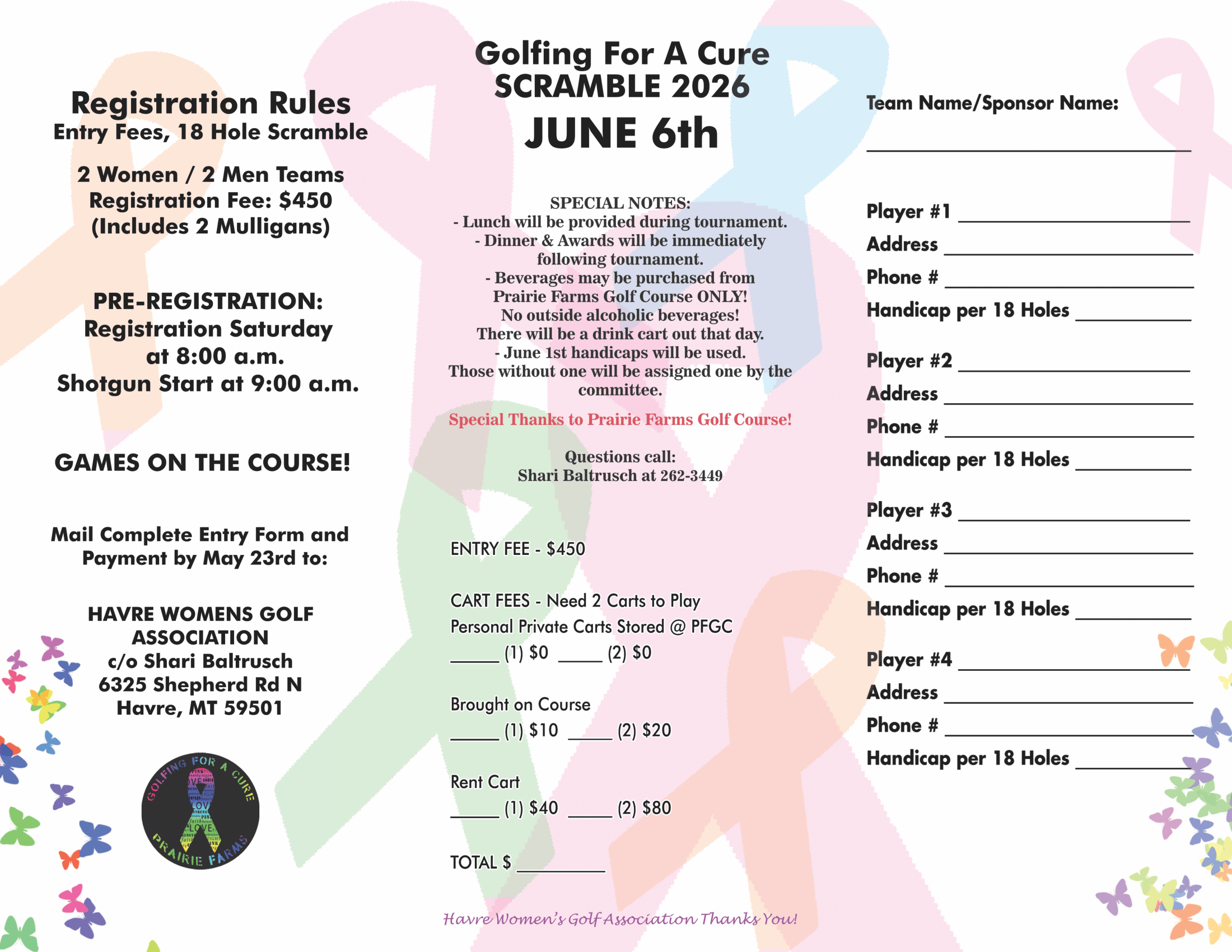 Golfing For a Cure
Tournament